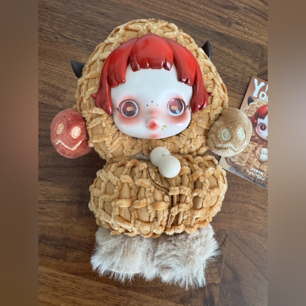 POP MART SKULLPANDA You Found Me Plush Doll Pendant Pranky Peanut - Picture 4 of 6